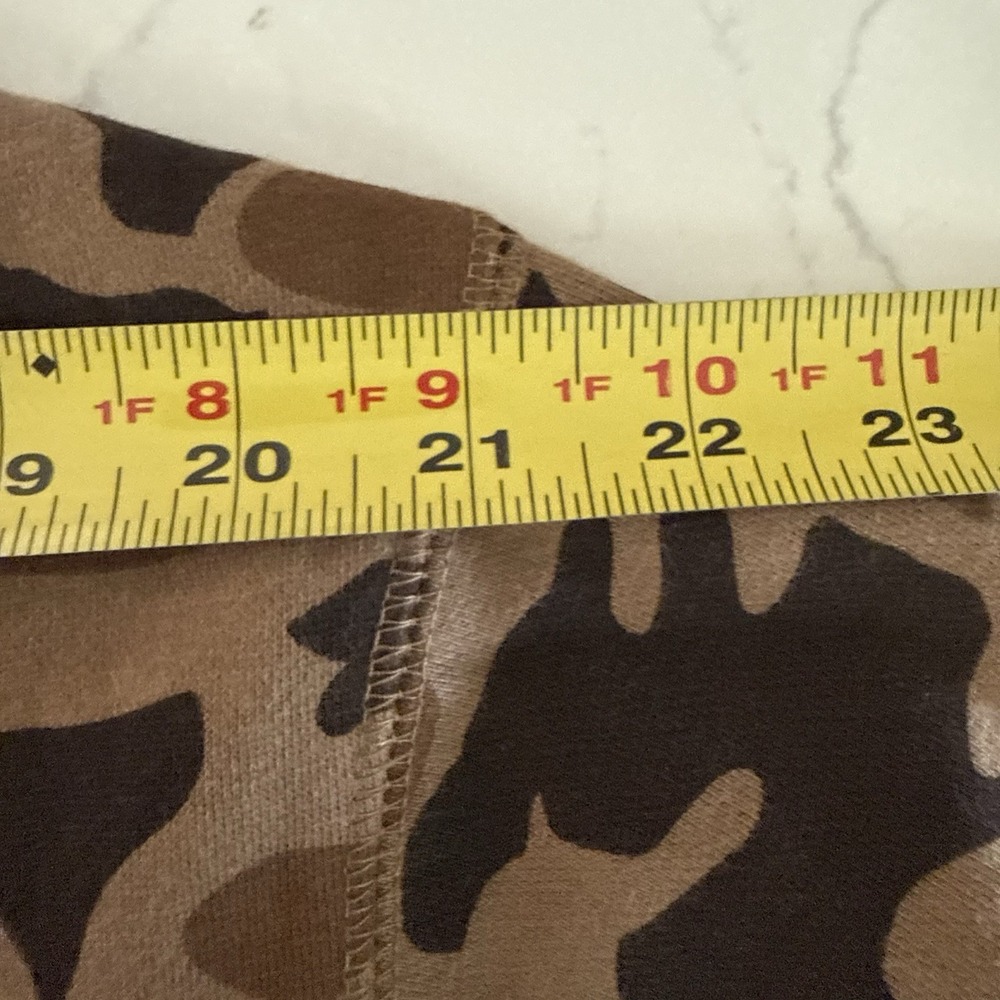 Orvis 1971 Duck Camo Brown Crew Neck Sweatshirt Mens L Outdoor C Lazy U Ranch - Picture 9 of 11